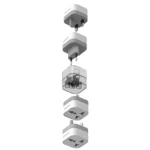 Porodo 150 Countries Universal AC Adapters