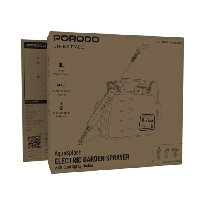 Porodo Aqua Splash Electric Garden Sprayer with Dual Spray Modes - Image 4