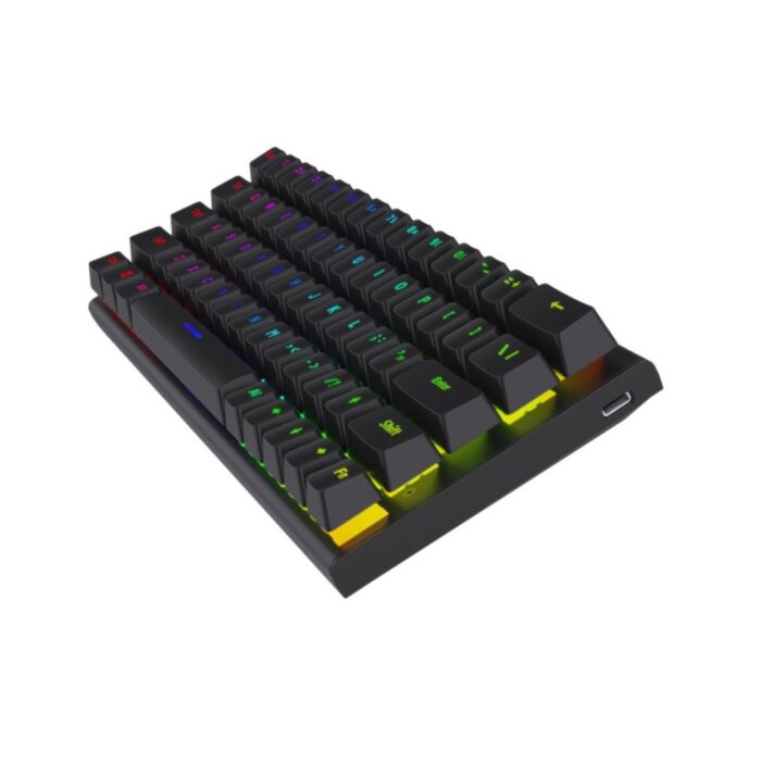 Porodo Gaming 61 Keys Pudding Mechanical Keyboard PDX224 - Image 2