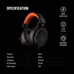 Porodo Gaming PC RGB ENC Gaming Headphones - Image 2