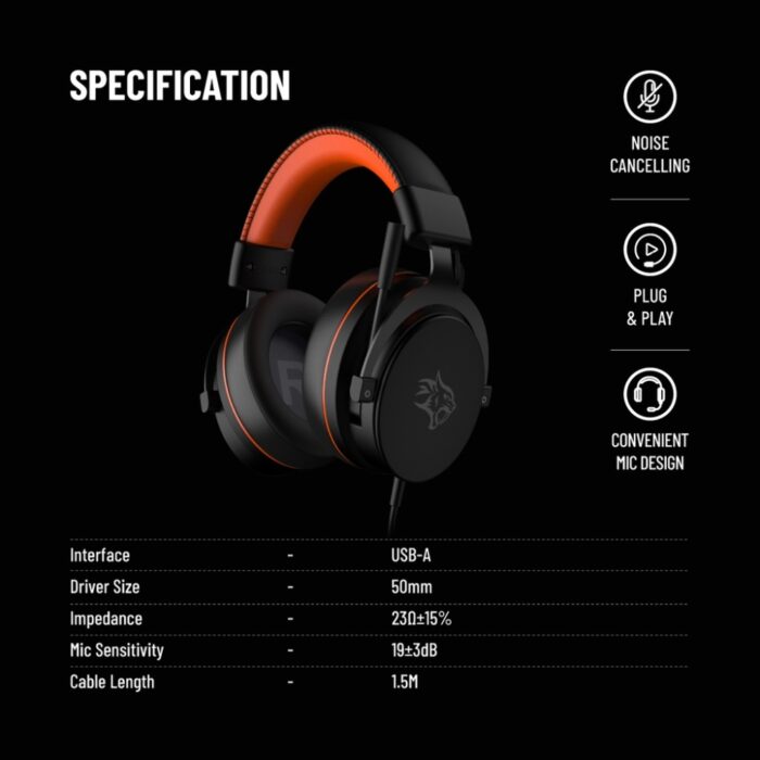 Porodo Gaming PC RGB ENC Gaming Headphones - Image 2