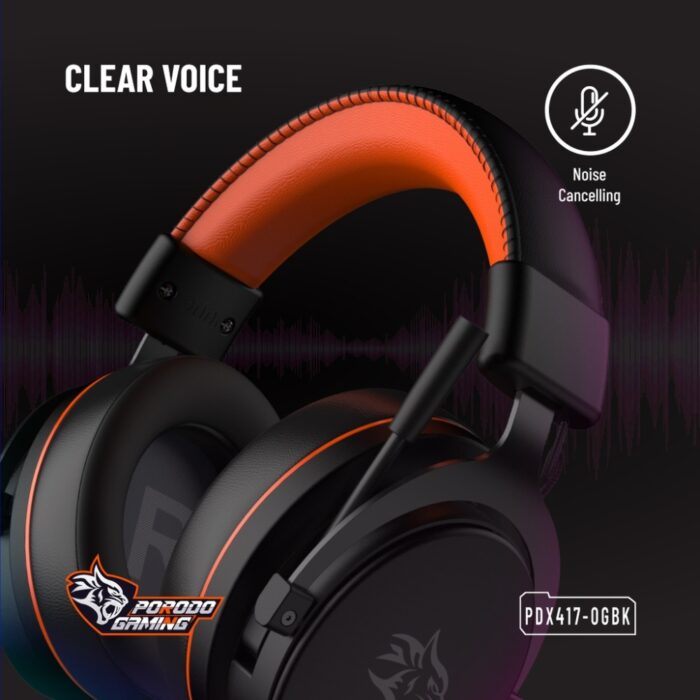 Porodo Gaming PC RGB ENC Gaming Headphones - Image 7