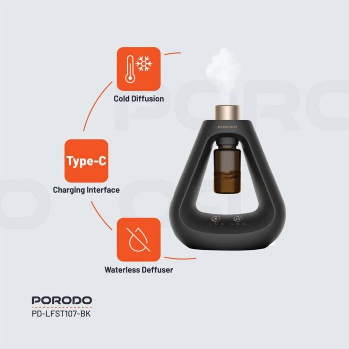 Porodo Lifestyle Aroma Sphere Waterless Diffuser - Image 4