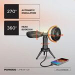 Porodo Lifestyle Dual-Head Oscillating Fan - Image 4