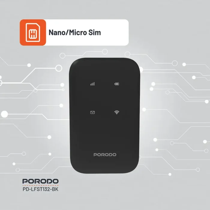 Porodo Pocket Router 4G LTE - WiFi 6 - Image 5