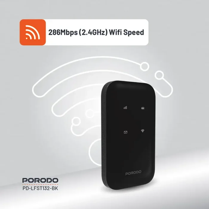 Porodo Pocket Router 4G LTE - WiFi 6 - Image 7