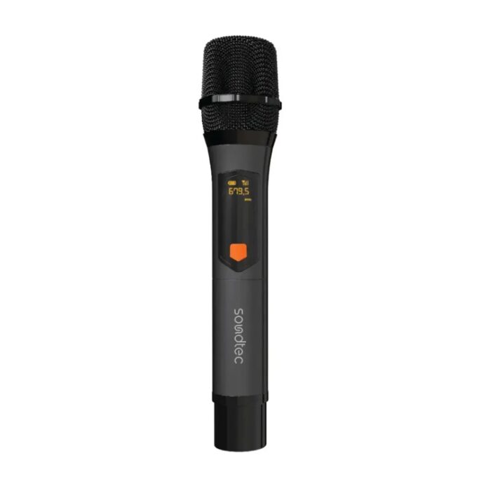 Porodo Soundtec Duo Mic Aluminum Rechargeable Wireless Microphone - Image 3