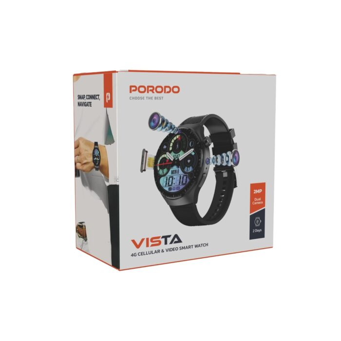 Porodo Vista 4G Cellular & Video Smartwatch - Image 4