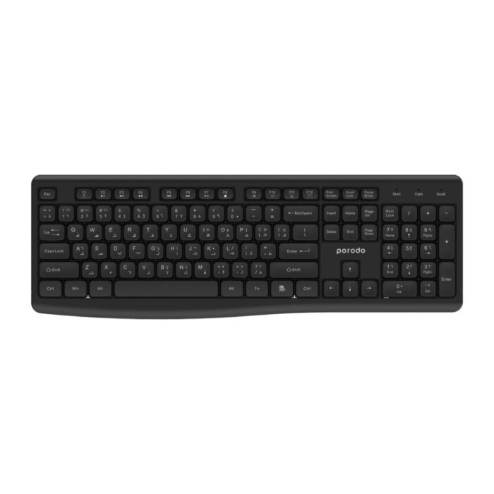 Porodo Wireless Keyboard with Mouse Set - Image 3