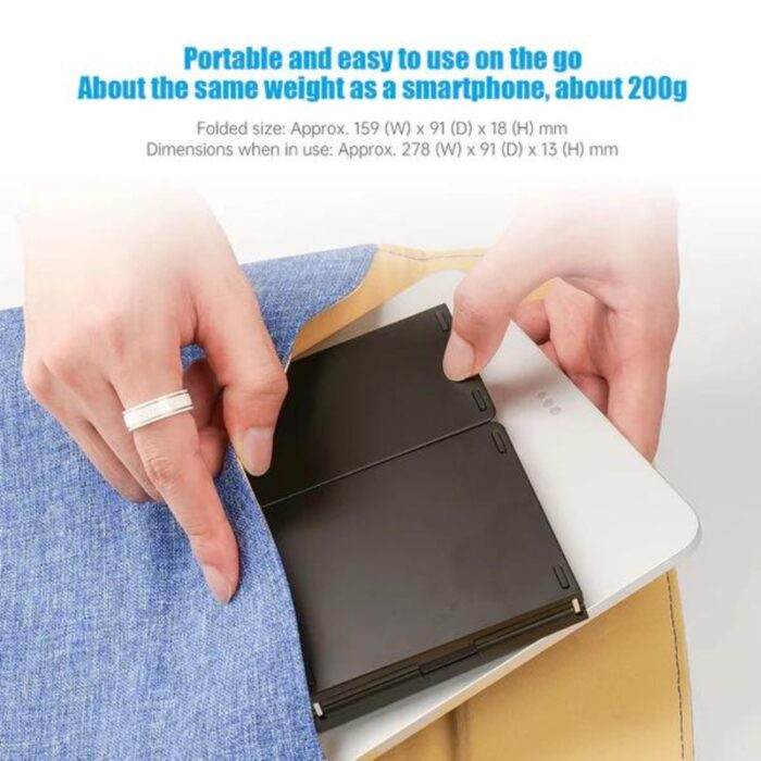 Portable Folding Bluetooth Keyboard - Image 4