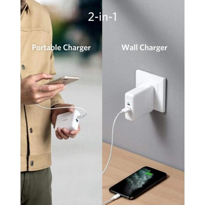 Anker PowerCore III Fusion 5K with Hybrid Battery and Wall Charger - Image 2