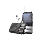 Powerology 16000mAh Solar Power Bank with FM Radio Speaker and Lights - Image 2