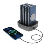Powerology 4 in 1 Power Bank Station with Built-in Lightning And Type-C Cable
