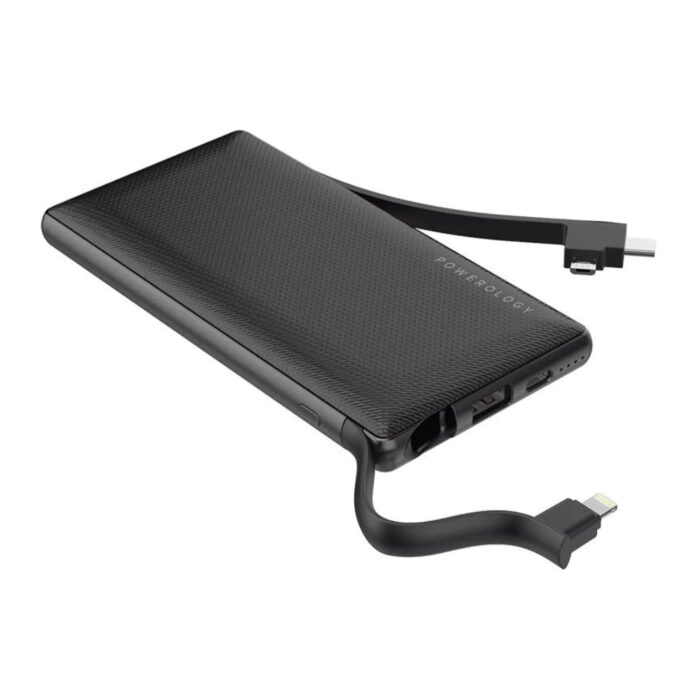 Powerology 6 in 1 10000mAh Power Bank Station - Image 4