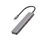 Powerology 6 in 1 Slim 4K HDMI USB-C Hub - Image 2