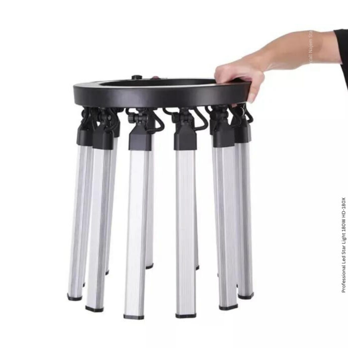 Professional Led Star Light 180W HD-180X 12 Tubes Led - Image 6