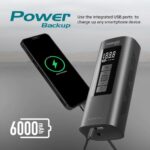 Promate 150PSI Portable Air Compressor with Power Bank - Image 4