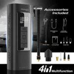 Promate 150PSI Portable Air Compressor with Power Bank - Image 7