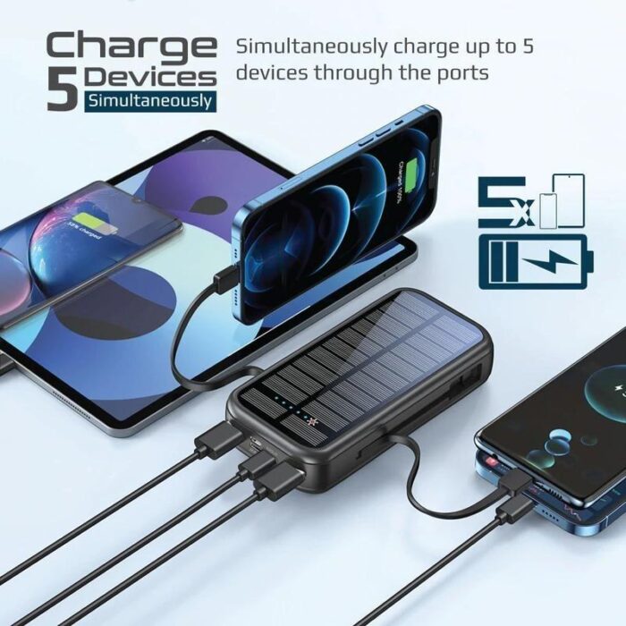 Promate 20000mAh EcoLight Solar Power Bank - Image 3