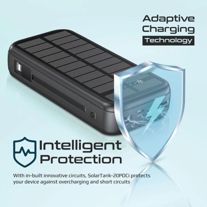 Promate 20000mAh EcoLight Solar Power Bank - Image 7