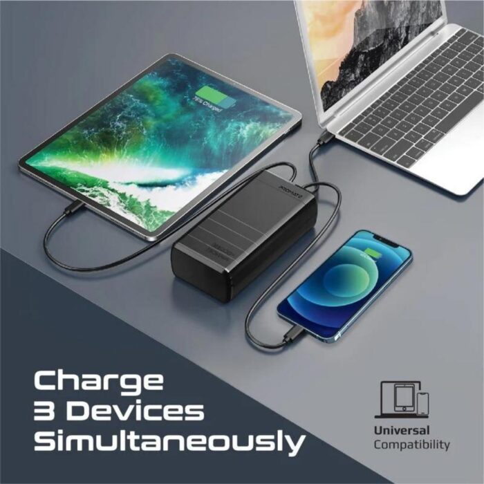 Promate 38000mAh 130W Quick Charging Power Bank - Image 4