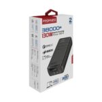 Promate 38000mAh 130W Quick Charging Power Bank - Image 7
