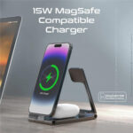 Promate AuraFold-Trio Ultra-Slim Foldable 15W MagSafe - Image 4