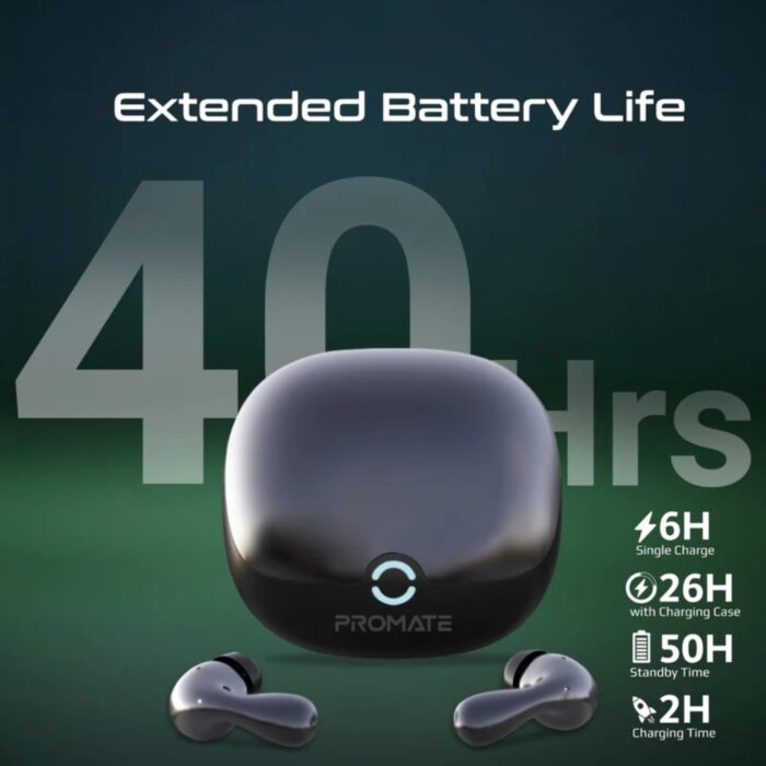 Promate Baton Hybrid ANC TWS Earbuds - Image 7