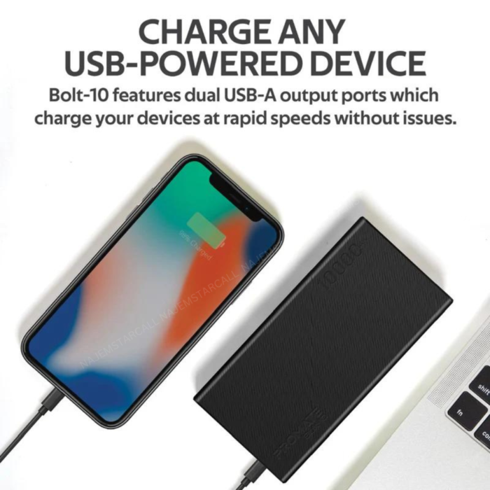 Promate Bolt-10 10000mah Power Bank - Image 4