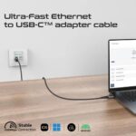 Promate CLink-RJ45 High-Speed USB-C to Gigabit Ethernet Cable - Image 2