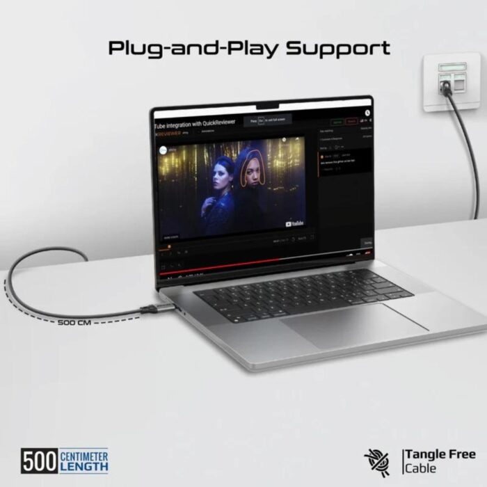 Promate CLink-RJ45 High-Speed USB-C to Gigabit Ethernet Cable - Image 4