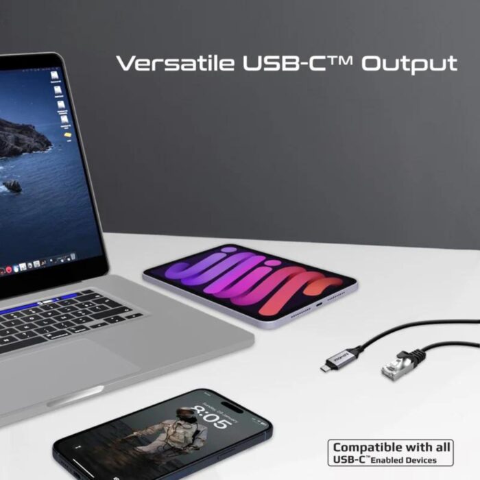 Promate CLink-RJ45 High-Speed USB-C to Gigabit Ethernet Cable - Image 6