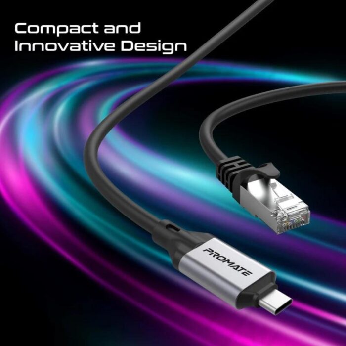 Promate CLink-RJ45 High-Speed USB-C to Gigabit Ethernet Cable - Image 7