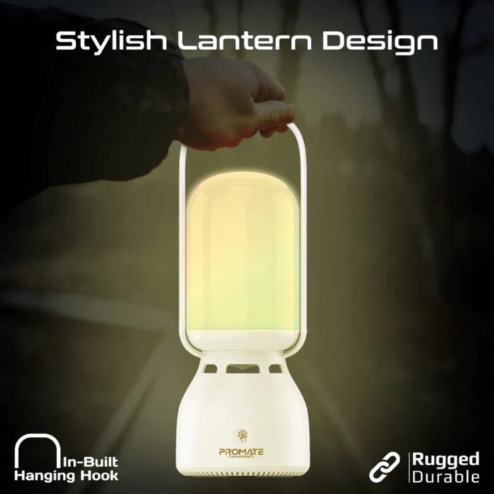 Promate CampMate-5 Portable Multifunctional Bluetooth Speaker Camping Light - Image 2