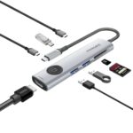 Promate ComandHub-Lite 4K@60Hz Multi-Function USB-C Hub