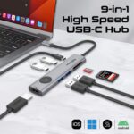 Promate ComandHub-Lite 4K@60Hz Multi-Function USB-C Hub - Image 2