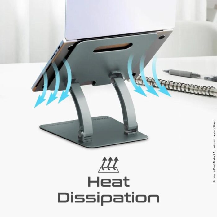 Promate DeskMate 7 Aluminum Laptop Stand - Image 3