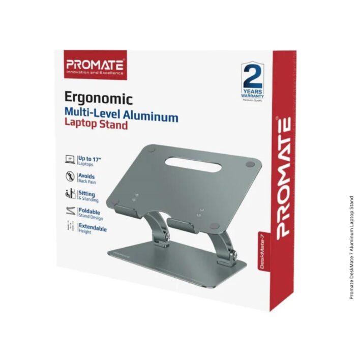 Promate DeskMate 7 Aluminum Laptop Stand - Image 7