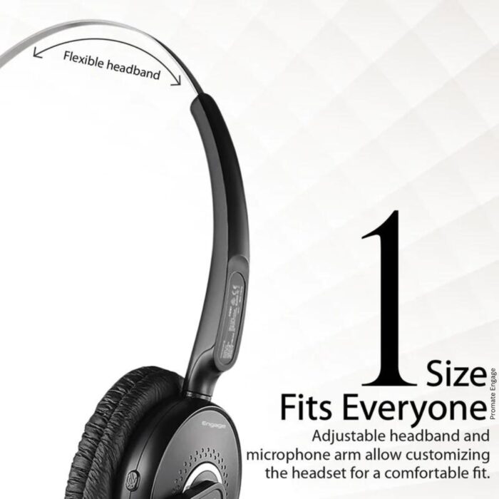 Promate Engage HD Voice Clarity Over Ear Mono Earphone - Image 3
