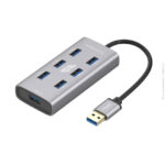 Promate EzHub-7 USB Hub 5Gbps Transfer Rate with Charge