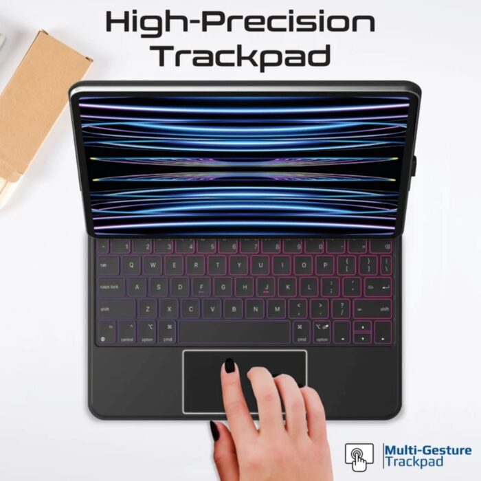 Promate FlexKeys-11Pro Folio Touch Wireless iPad Keyboard Case - Image 6