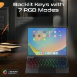 Promate FlexKeys-11Pro Folio Touch Wireless iPad Keyboard Case - Image 2