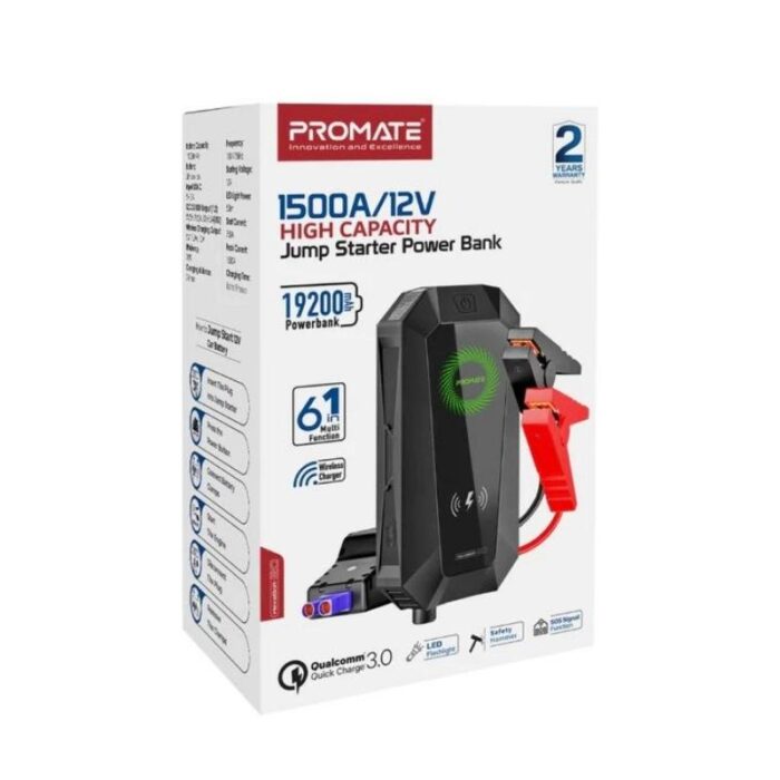 Promate HexaBolt 20 Jump Starter Power Bank - Image 8