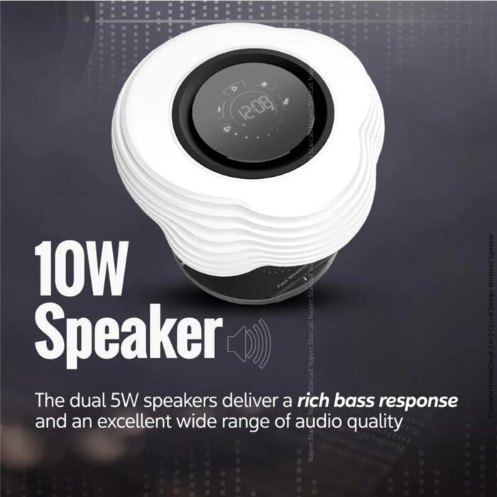 Promate HomeCloud 3 in 1 Cloud Design Wireless Speaker - Image 5