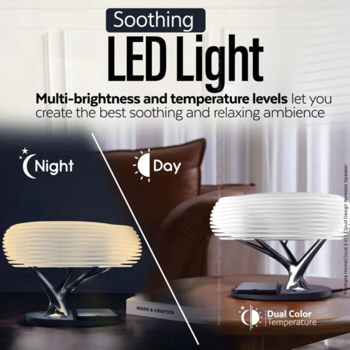 Promate HomeCloud 3 in 1 Cloud Design Wireless Speaker - Image 8