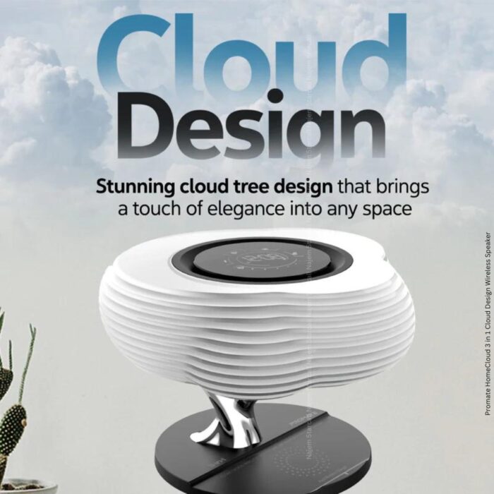 Promate HomeCloud 3 in 1 Cloud Design Wireless Speaker - Image 2