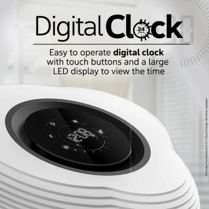Promate HomeCloud 3 in 1 Cloud Design Wireless Speaker - Image 6