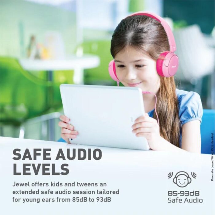 Promate Jewel Wired Kids Headset - Image 3