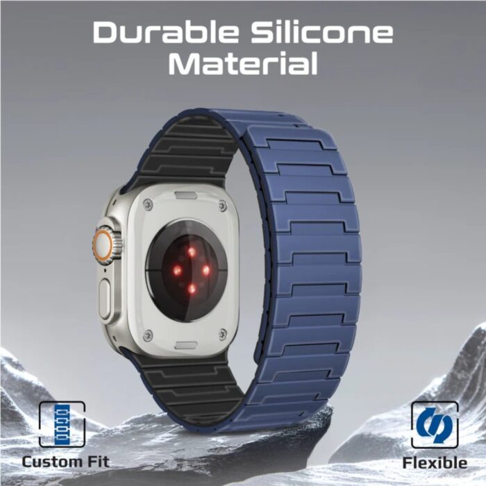Promate MagBand-MS Premium Magnetic Silicone Watch Band - Image 6