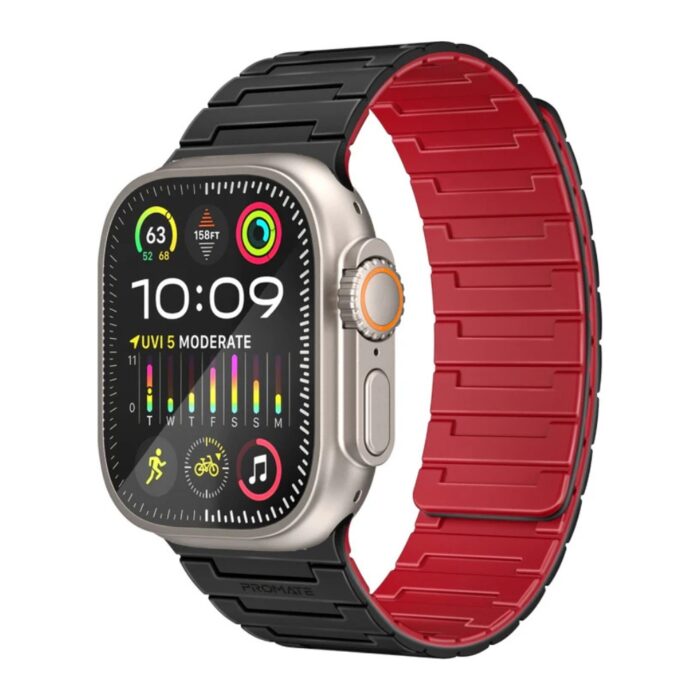 Promate MagBand-MS Premium Magnetic Silicone Watch Band - Image 9